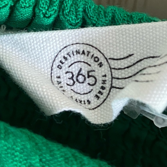 Destination 365 Regular Crinkle Chiffon Crochet Maxi Dress Emerald Green 1X NWT - Picture 11 of 16